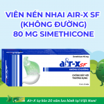 VIÊN NÉN NHAI AIR-X SF (SUGAR FREE – KHÔNG ĐƯỜNG) HƯƠNG VỊ BẠC HÀ