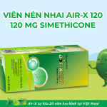 VIÊN NÉN NHAI AIR-X 120 HƯƠNG VỊ BẠC HÀ